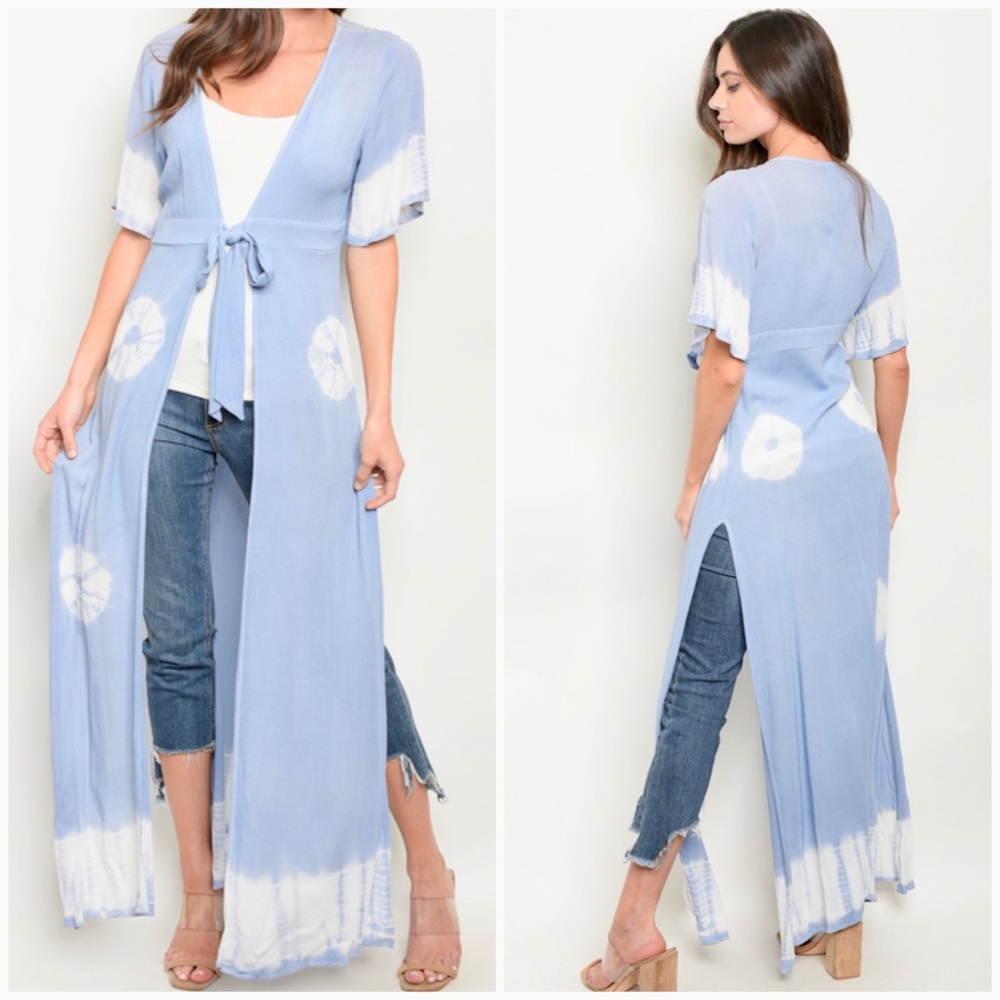 LAST | 2 PACK | BLUE TIE DYE CARDIGAN